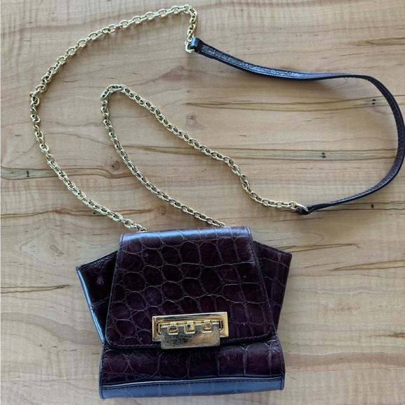 Zac Posen Burgundy Crossbody - Picture 2 of 3